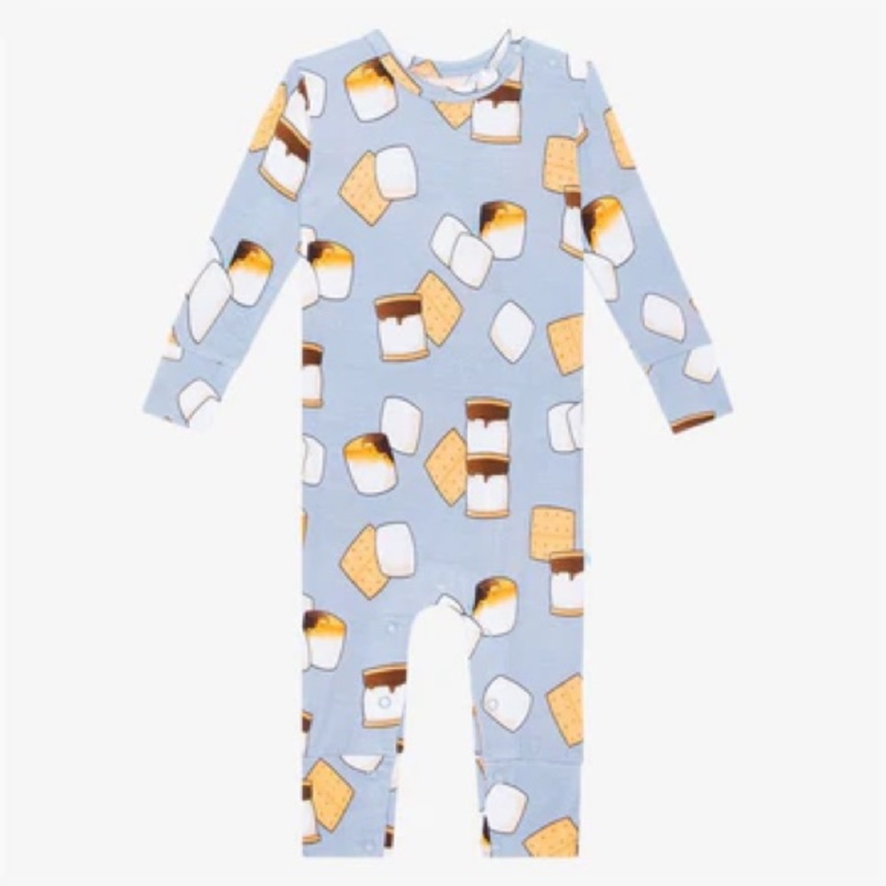 NWT Posh Peanut Marshal long sleeve romper